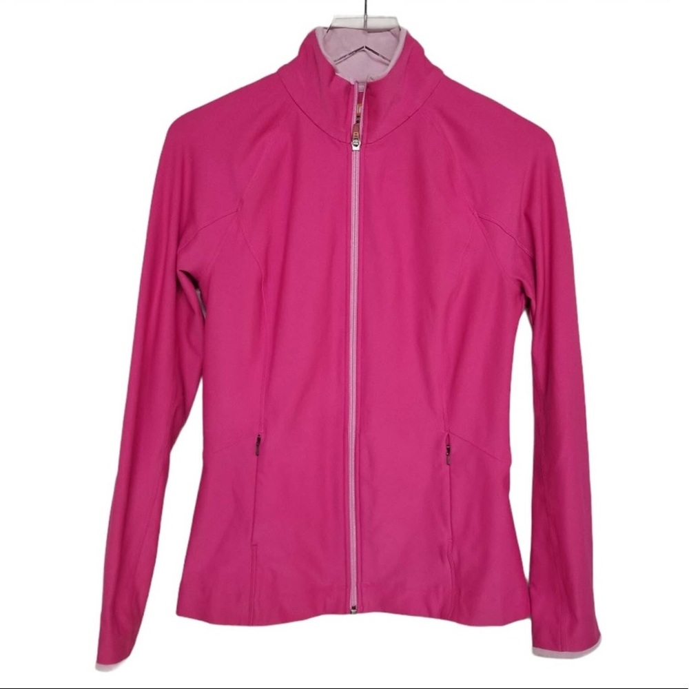 Lucy Tech Pink Full Zip Athletic Jacket - Picture 2 of 12